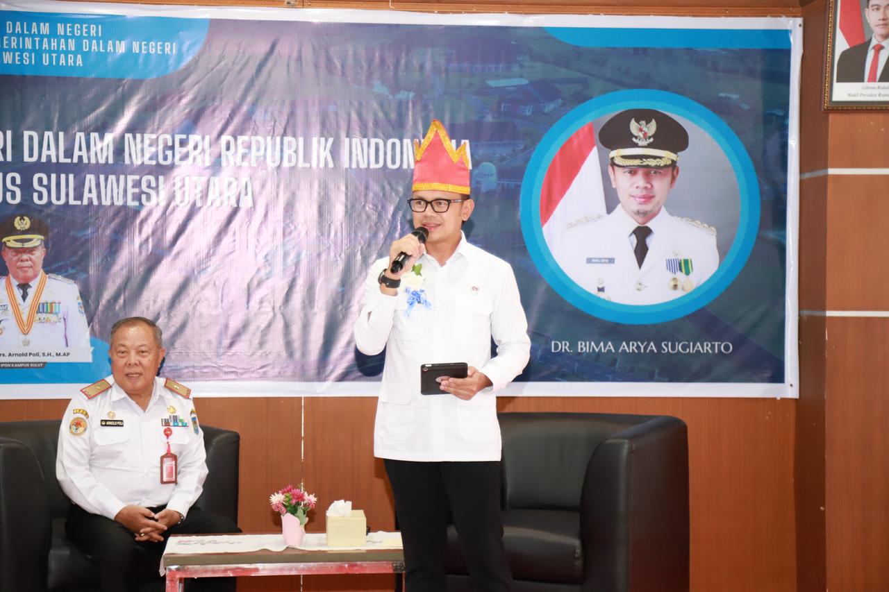 Di IPDN Sulut, Wamendagri Bima Arya Tekankan Integritas Dan Kompetensi Dalam Kepemimpinan